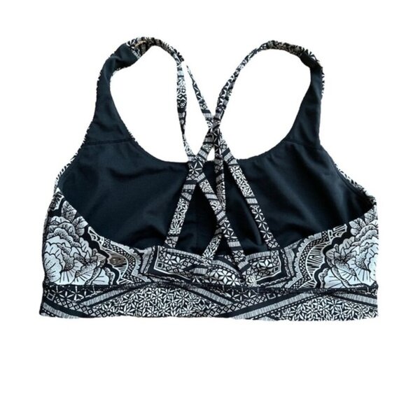 Lululemon Energy BraInked Energy Bra Ice Grey Black size 8 - Picture 6 of 9